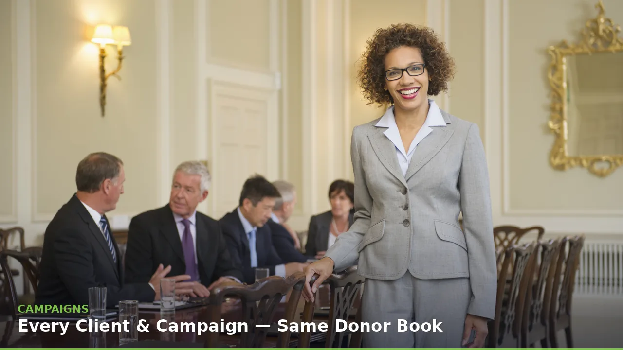 Comparing donors across multiple campaigns in iDONATEpro