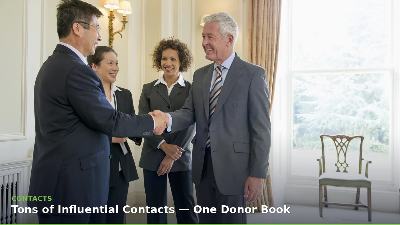 Contact and donor profile with giving history across campaigns